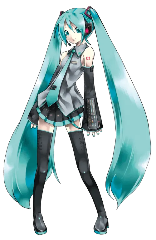 Arte oficial de Hatsune Miku (V4X Design)